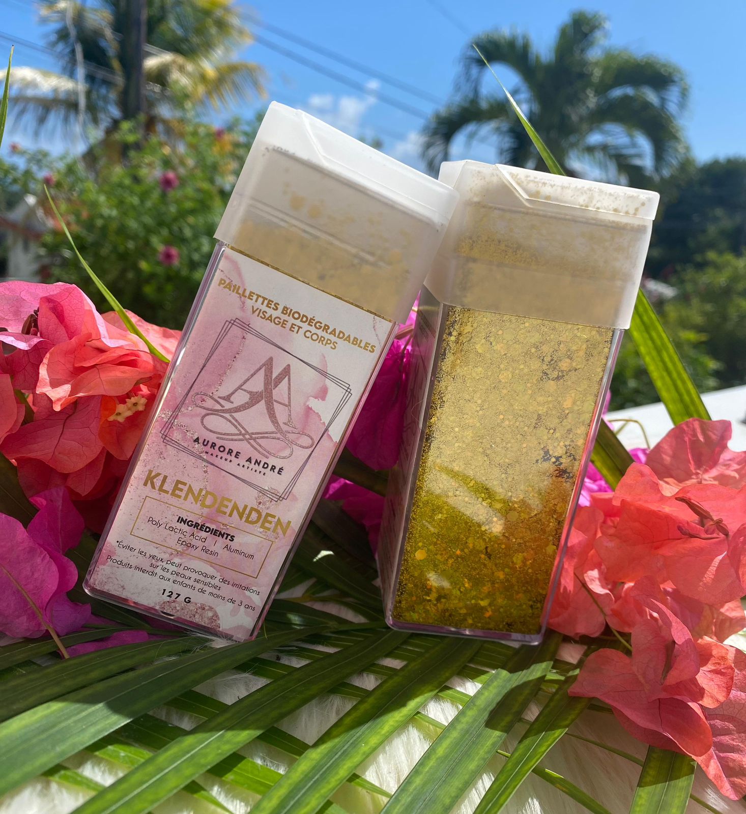 Paillettes biodégradables Dorées