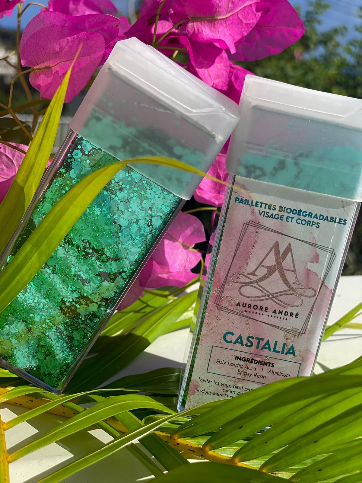 Paillettes biodégradables Bleues