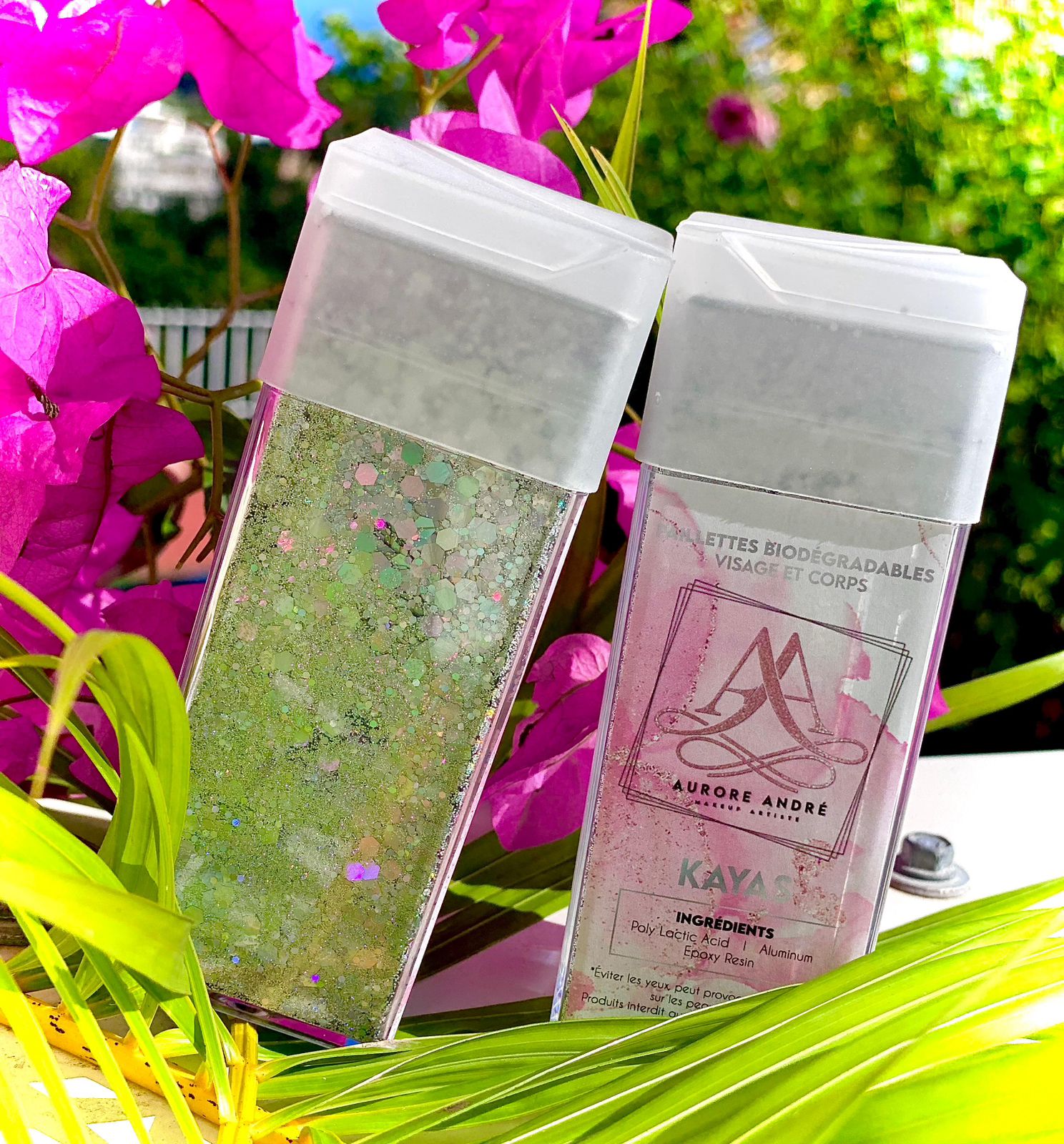 Paillettes biodégradables Argentées