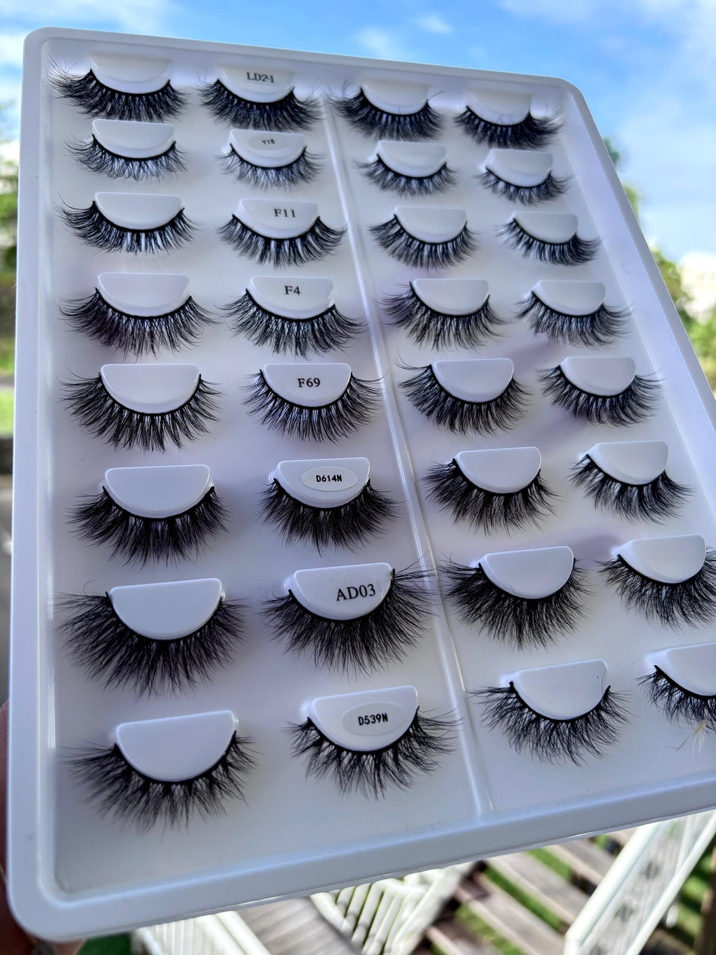 Pack Faux cils (16 paires)